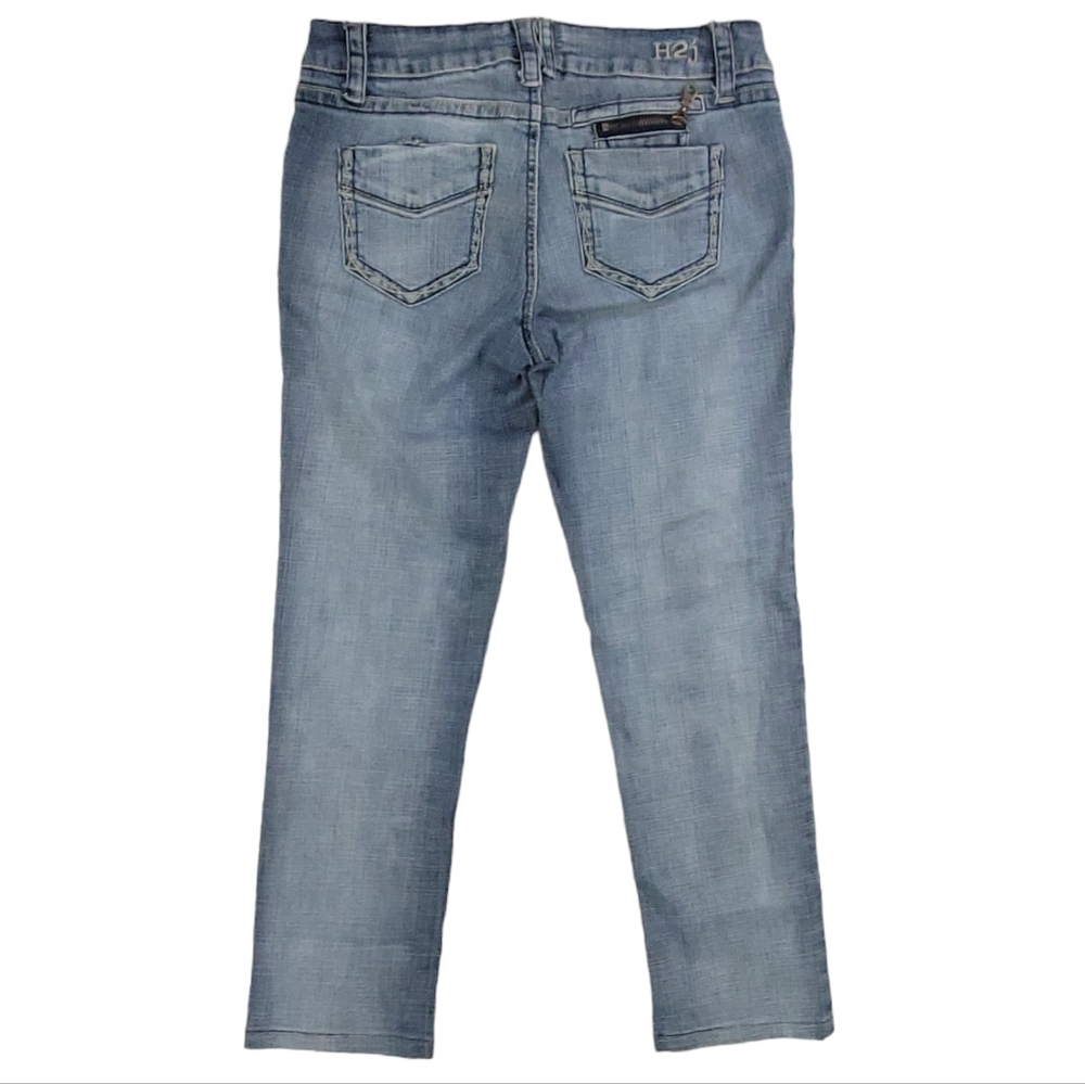 H2j Production Womens Lulu Ankle Jeans Med Wash Size 5 / 6‎